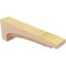 Ekena Millwork 3"W x 18"D x 6"H Thin Rockford Rough Cedar Woodgrain TimberThane Corbel, Primed Tan CORUR03X18X06ROCRCPR - alternate 3